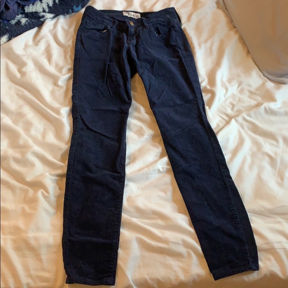 Navy jeans